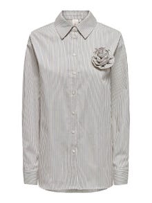 ONLY Regular Fit Skjortekrage Skjorte -Moonbeam - 15319038