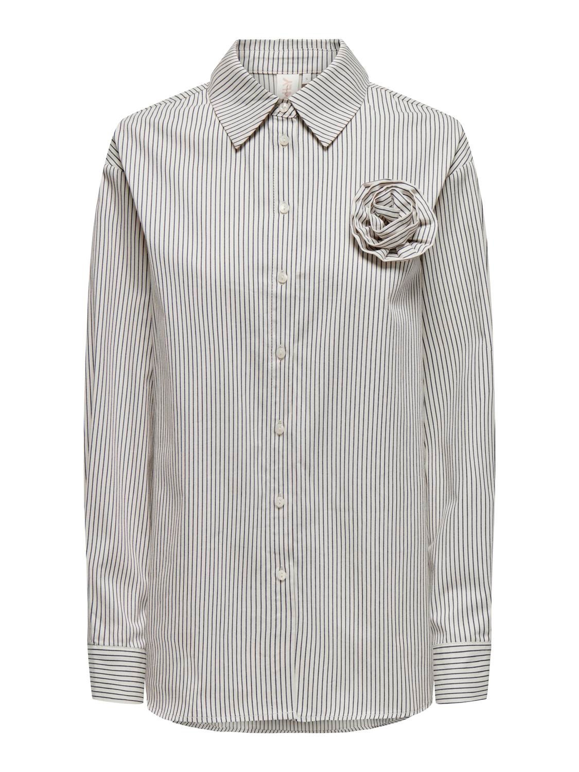 ONLY Shirt with rose detail -Moonbeam - 15319038