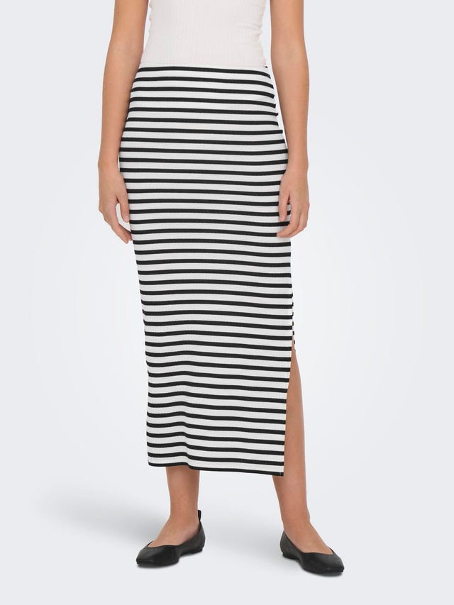 ONLY Midi skirt with slits - 15319074