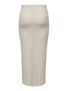 ONLY Midi nederdel med slids -Pumice Stone - 15319074
