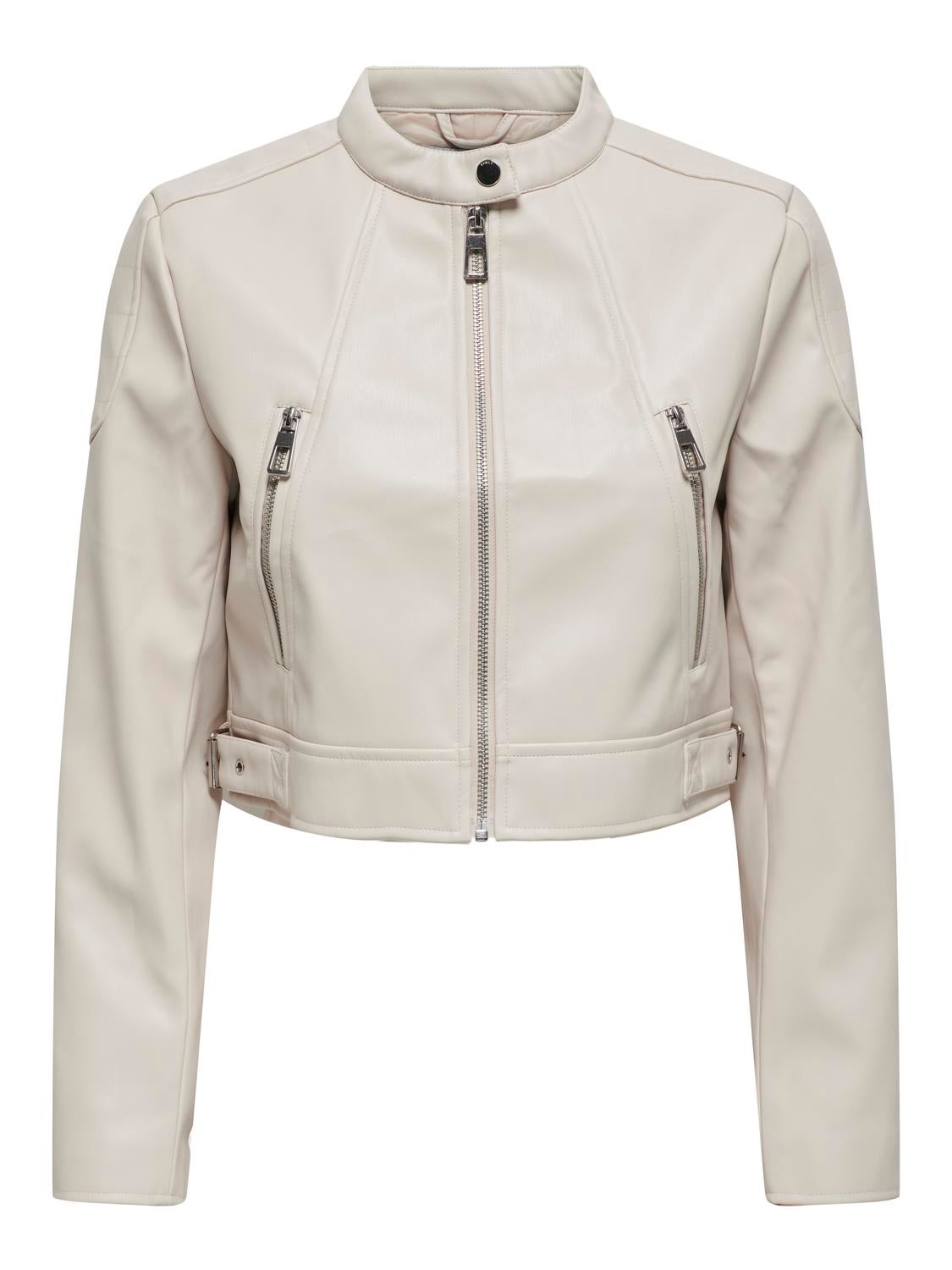 Short hot sale biker jacket