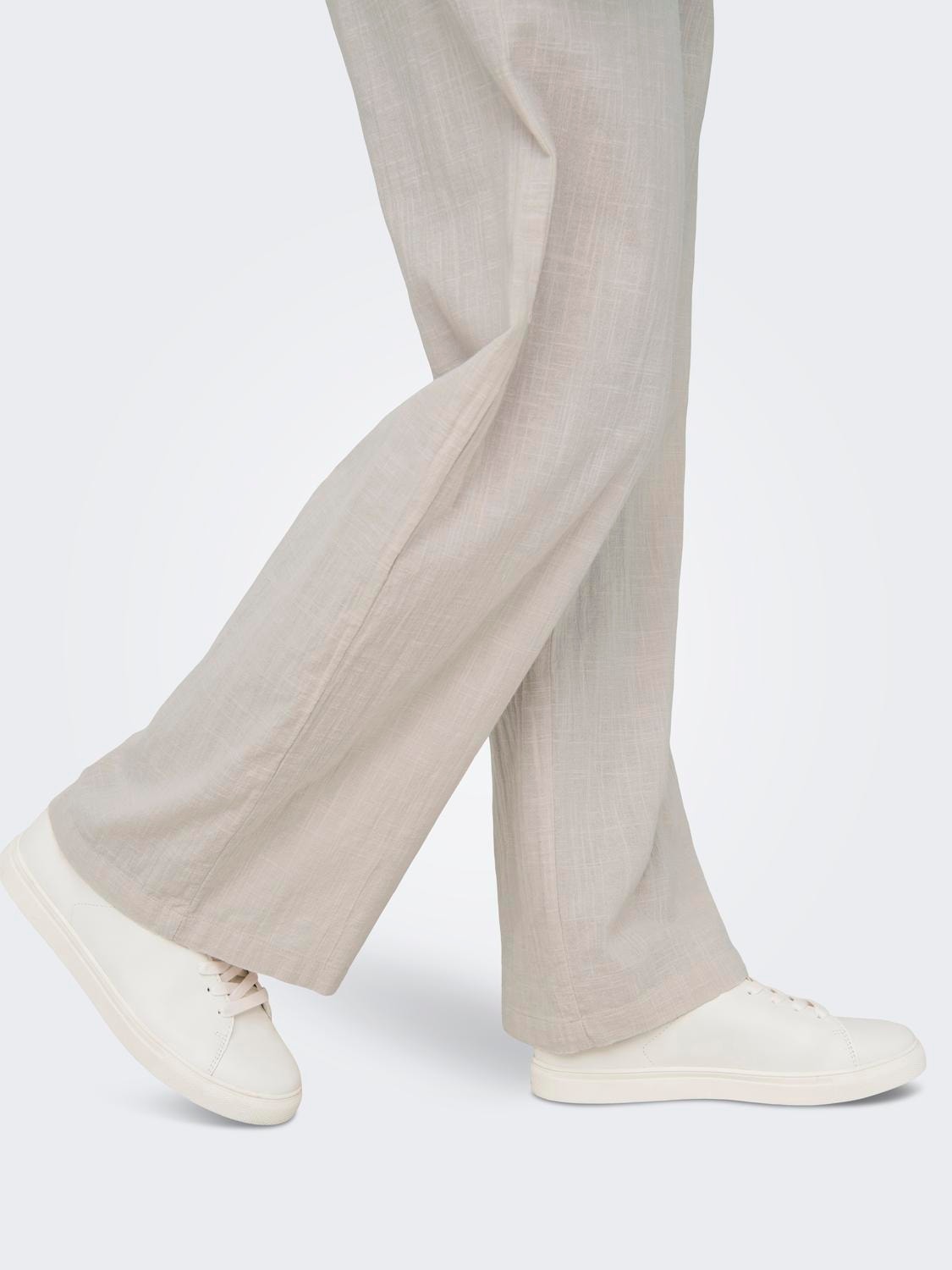 ONLY Pantalons Regular Fit -Pumice Stone - 15319090