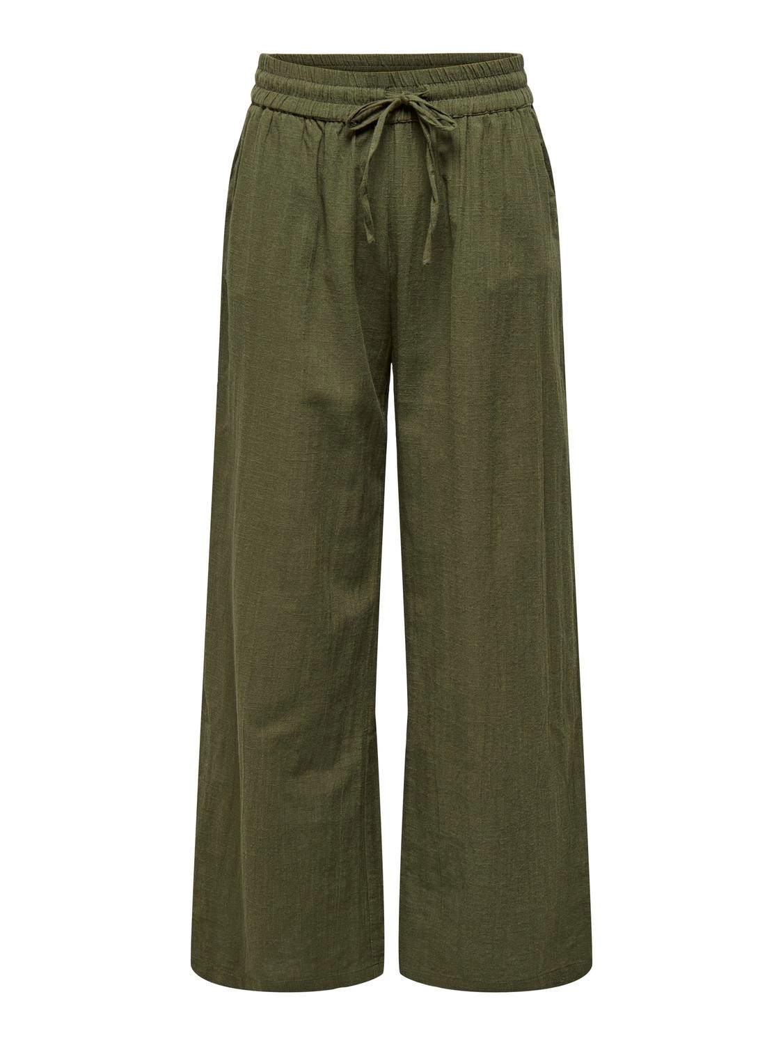 ONLY Regular Fit Trousers -Grape Leaf - 15319090