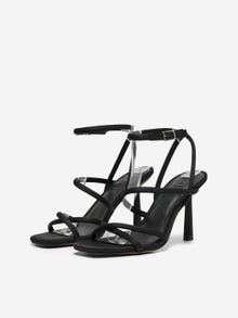 ONLY Højhælede sandaler med strop -Black - 15319126