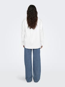 ONLY Regular Fit Skjortekrage Skjorte -Bright White - 15319136