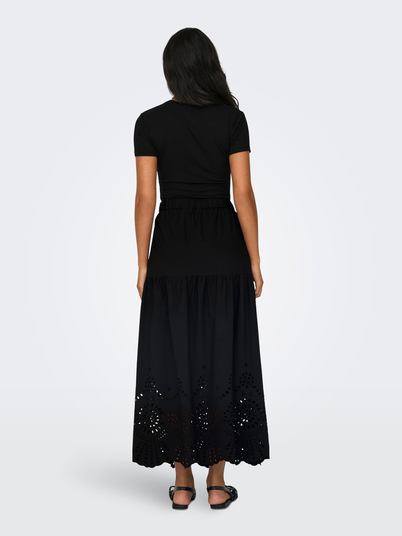 ONLY Jupe midi -Black - 15319141