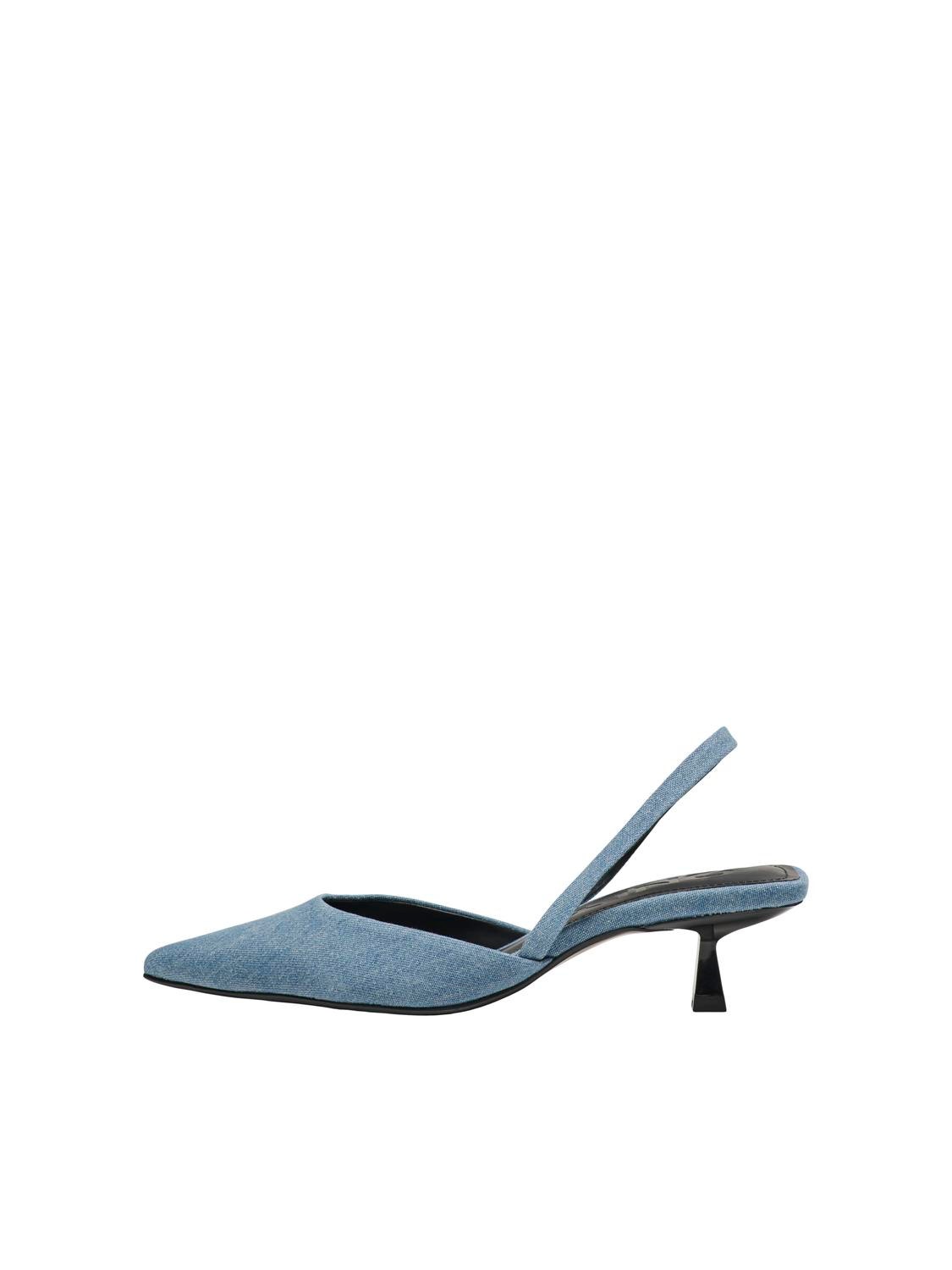ONLY Sling back denim heels -Light Blue Denim - 15319261