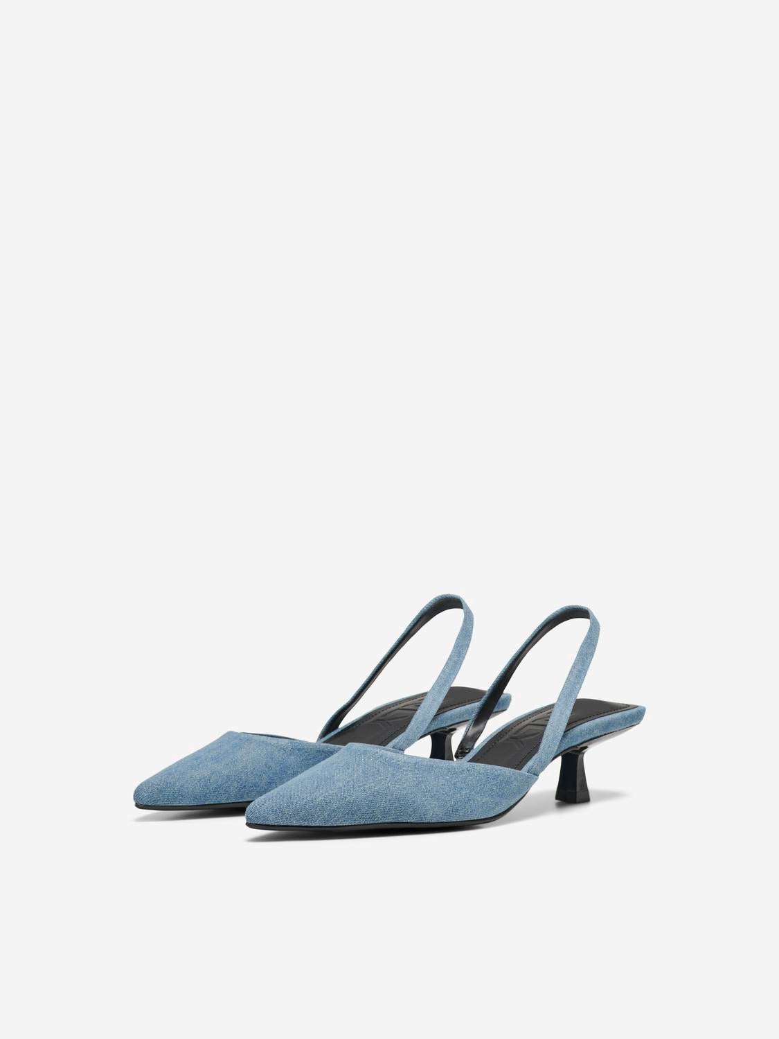 Denim hot sale blue heels