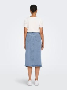 ONLY Midi-rok -Light Blue Denim - 15319268