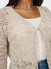 ONLY Curvy knitted cardigan -Beige - 15319284