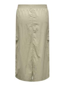 ONLY Curvy midi cargo skirt -Silver Sage - 15319338