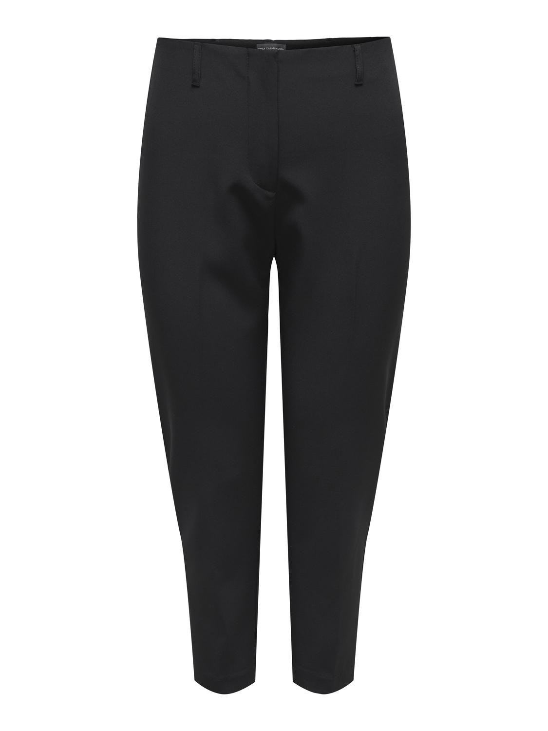 ONLY Pantalons Regular Fit Taille haute Curve -Black - 15319349