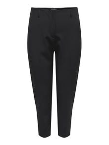 ONLY Regular Fit High waist Curve Trousers -Black - 15319349