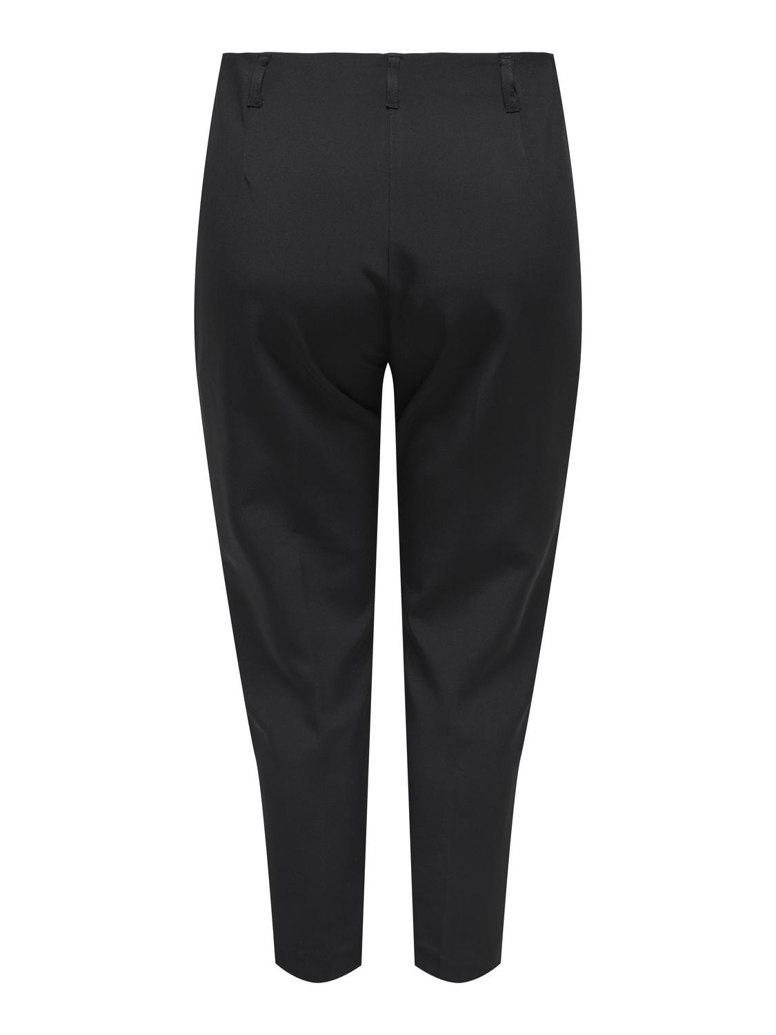 ONLY Curvy pants with high waist -Black - 15319349