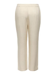 ONLY Curvy trousers with mid waist -Moonbeam - 15319370