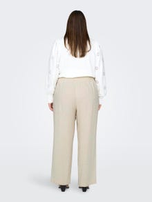 ONLY Pantalones Corte straight Cintura media Curve -Moonbeam - 15319370