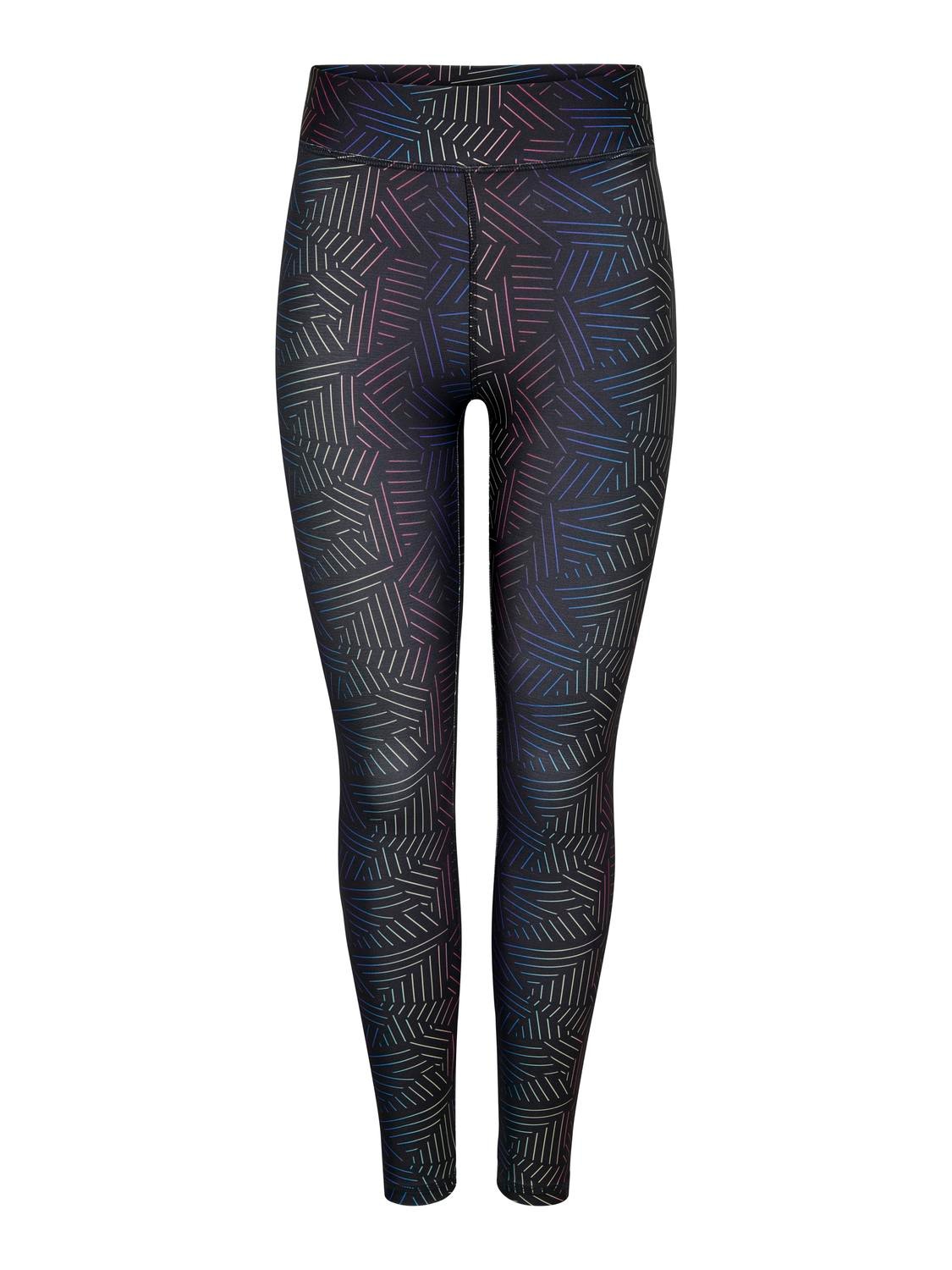 ONLY High waisted training tights -Black - 15319379