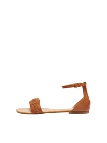 ONLY Round toe Sandal -Cognac - 15319418