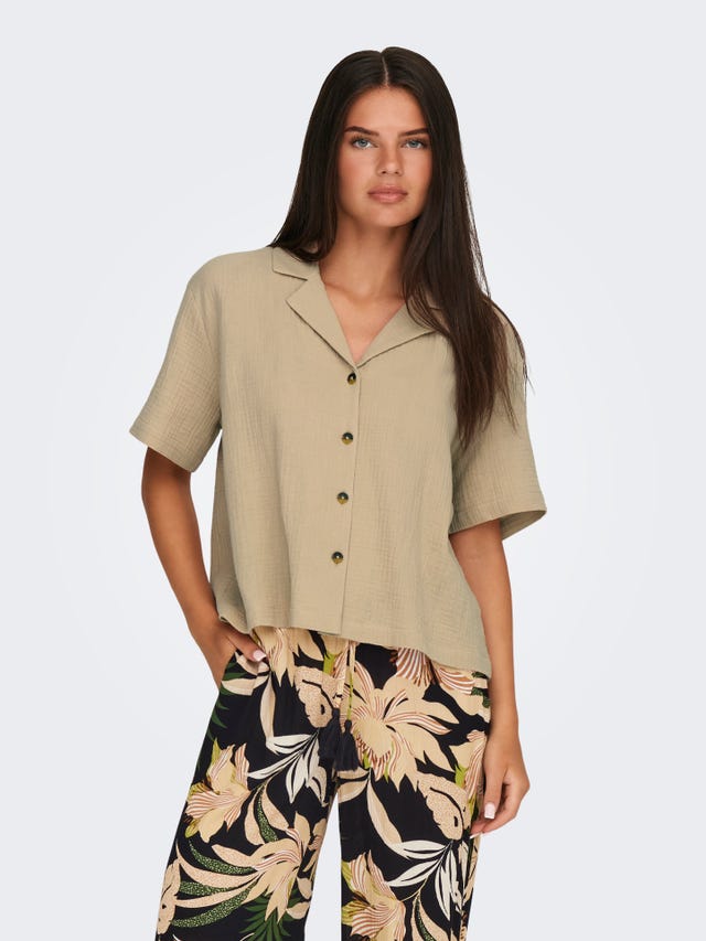 ONLY Loose fitted resort shirt - 15319565