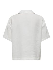ONLY Loose fit Resort kraag Verlaagde schoudernaden Overhemd -Cloud Dancer - 15319565
