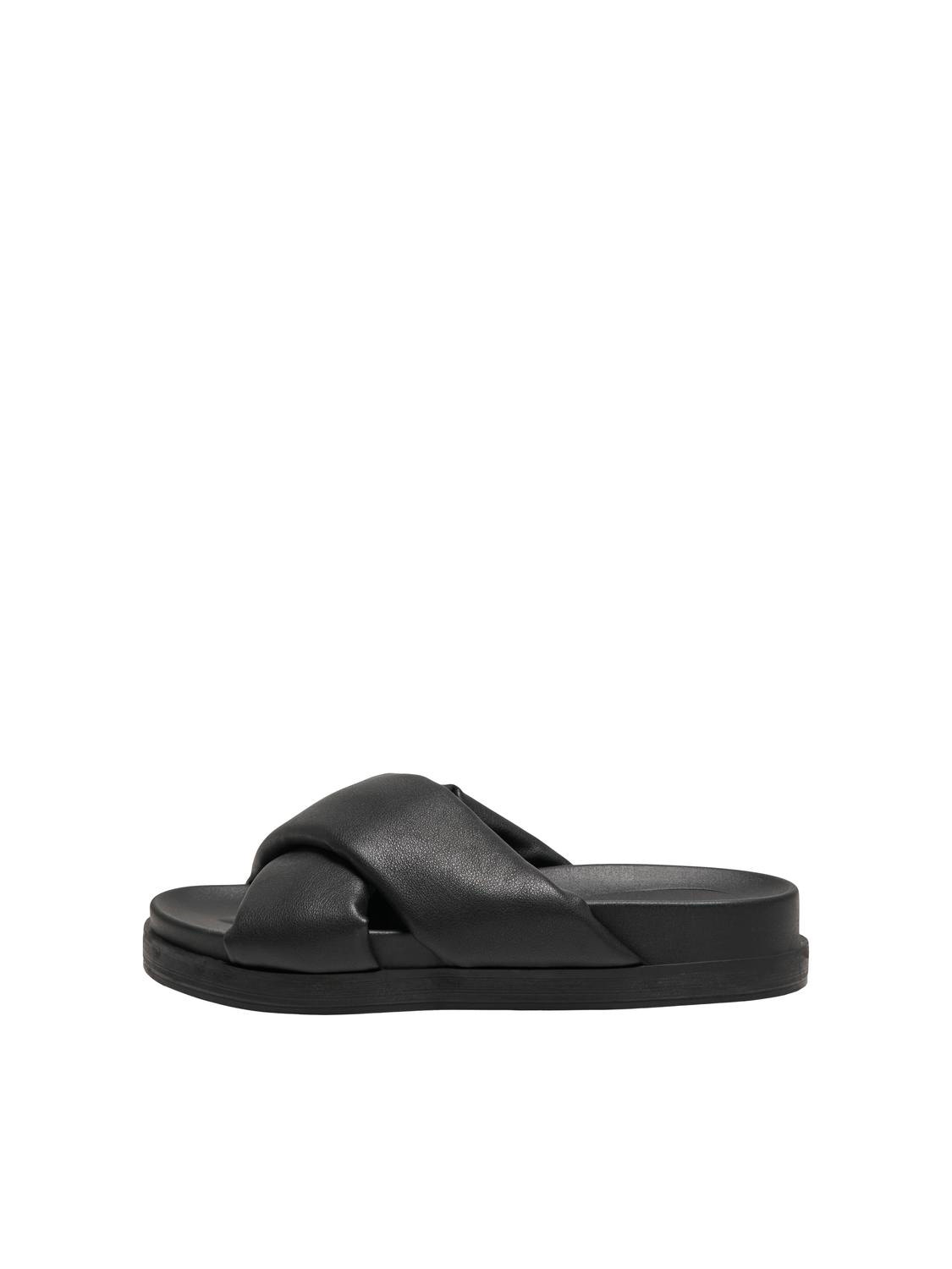 ONLY Faux leather sandals -Black - 15319588