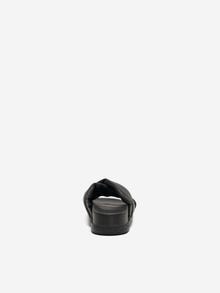 ONLY Imiteret læder sandaler -Black - 15319588