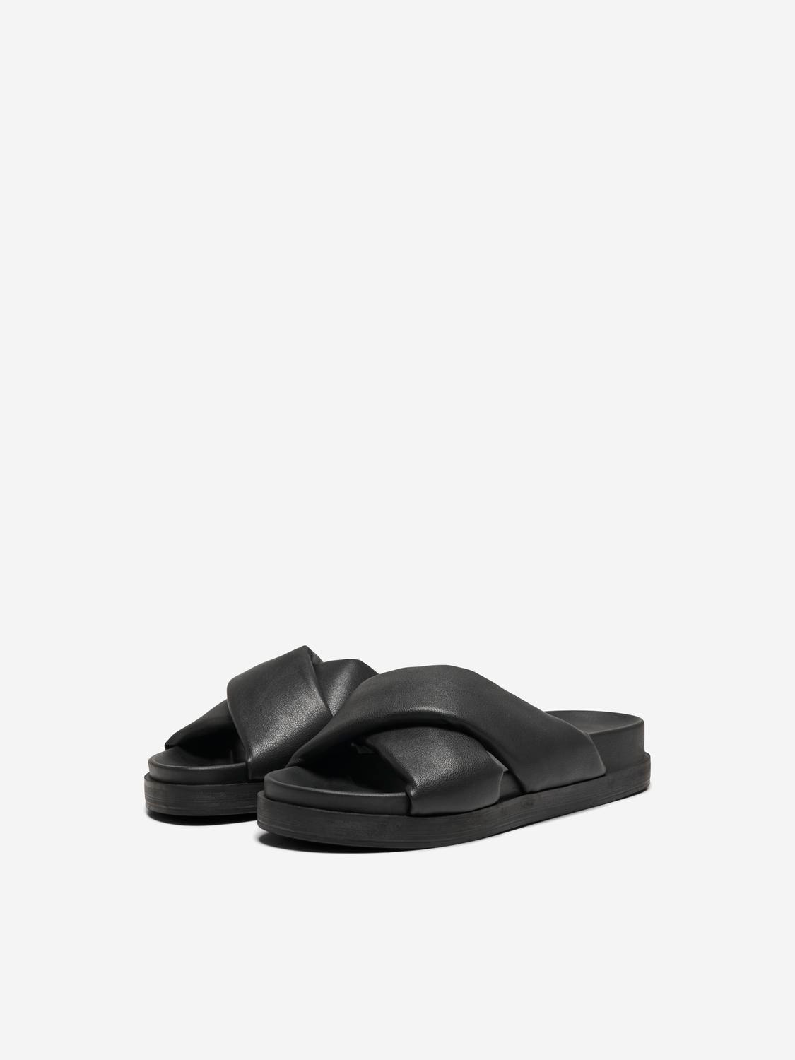 ONLY Round toe Sandal -Black - 15319588