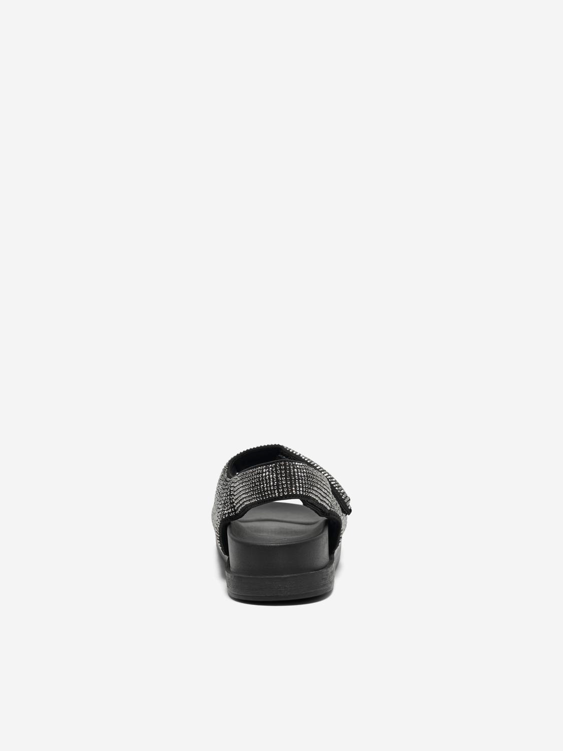 ONLY Adjustable glitter sandals -Black - 15319594