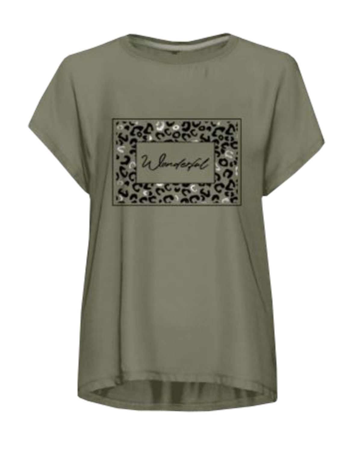 ONLY Camisetas Corte regular Cuello redondo -Deep Lichen Green - 15319623