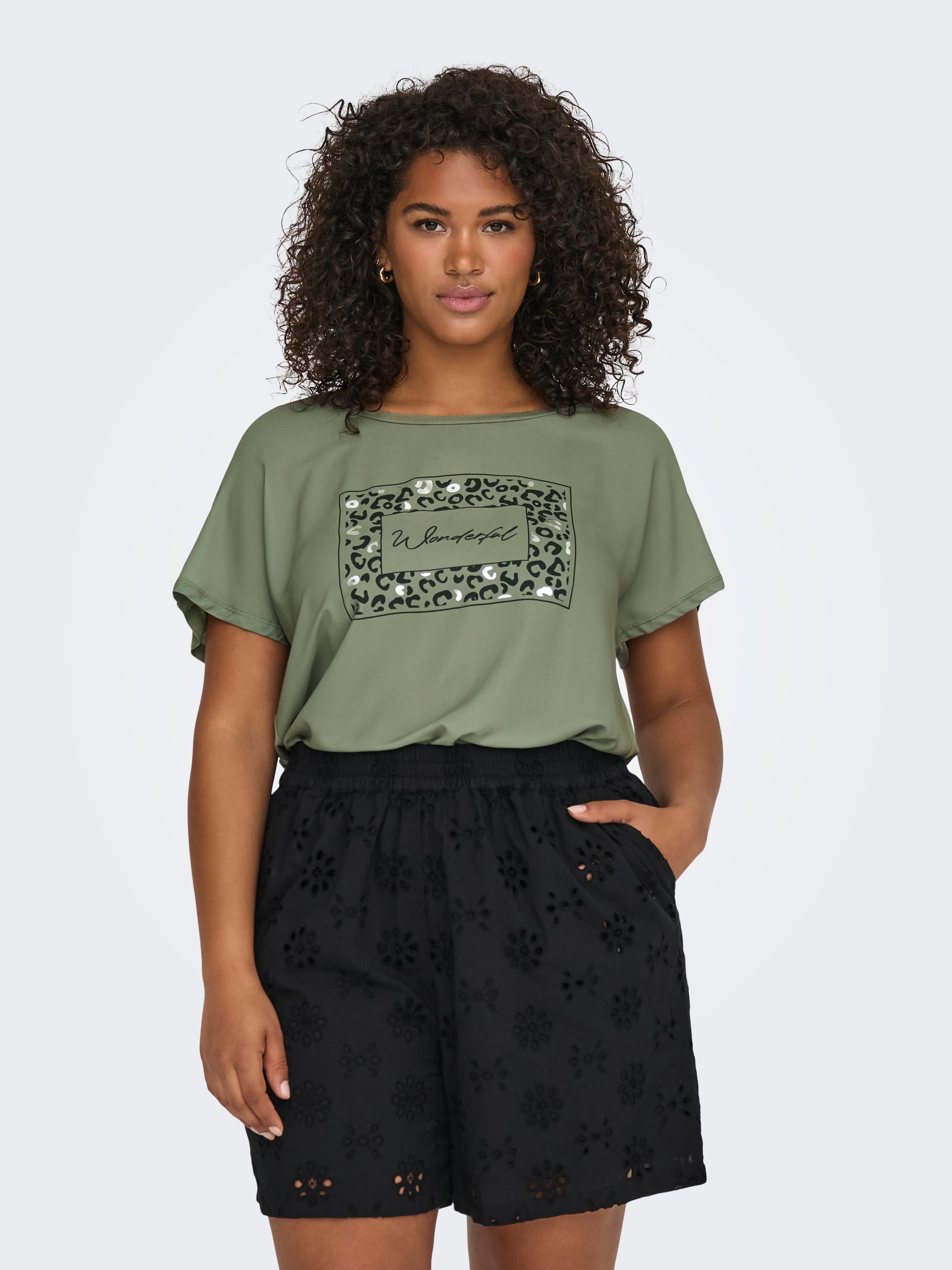 CARKETTY T-shirt | Dunkelgrün | ONLY® 