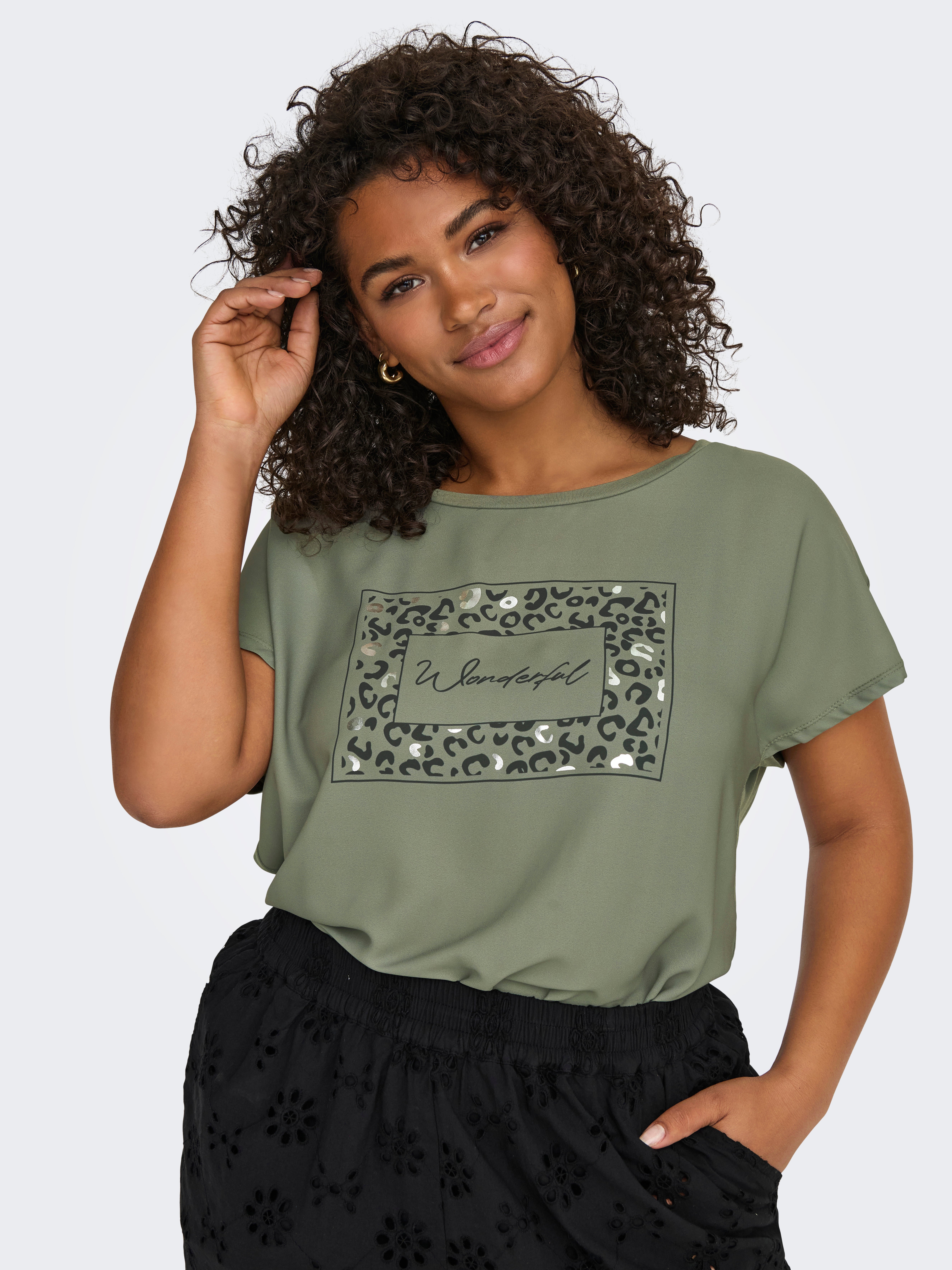 CARKETTY T-shirt | Dunkelgrün | ONLY® 