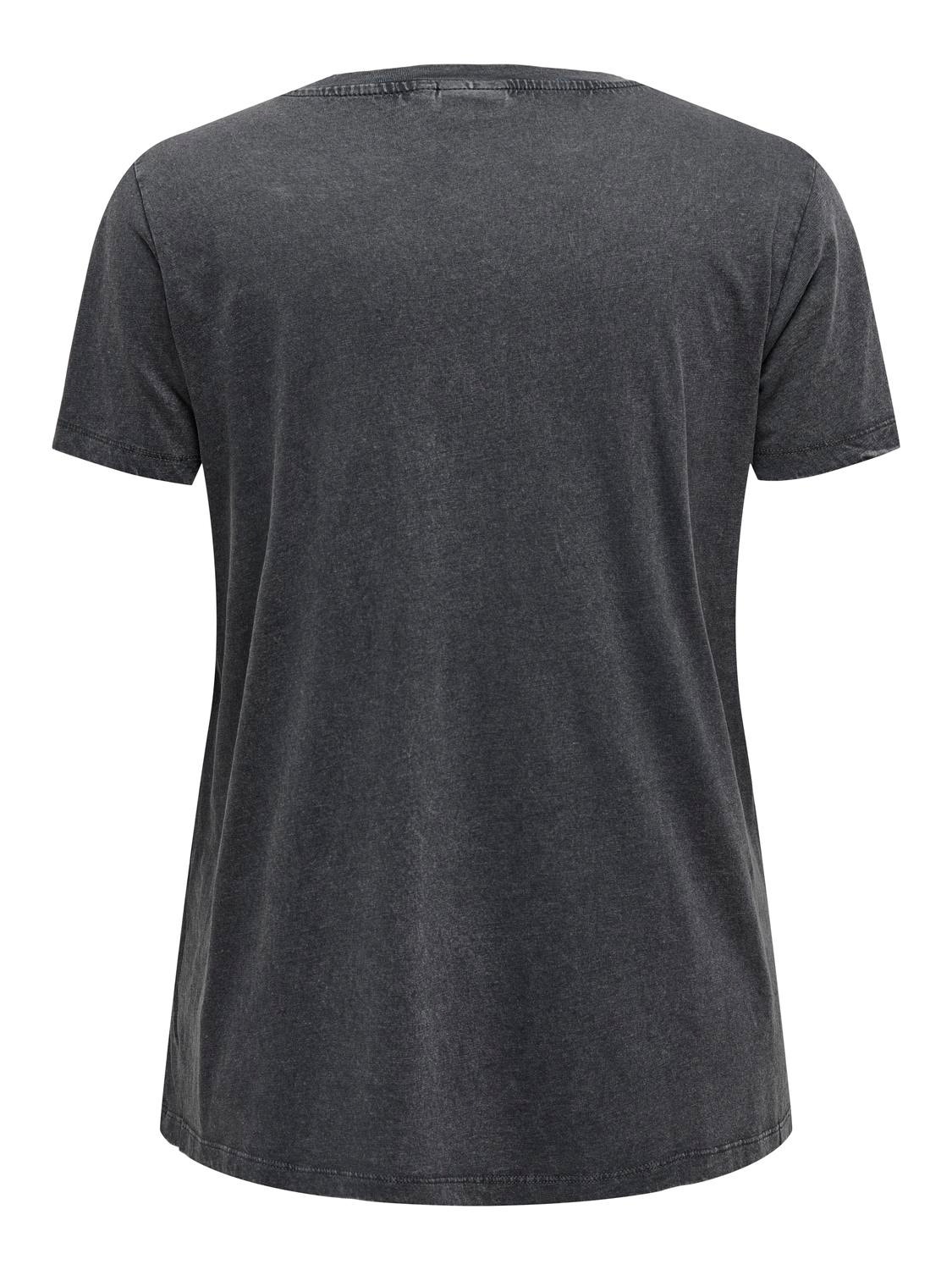 ONLY Regular Fit Round Neck T-Shirt -Phantom - 15319631