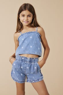 ONLY Udobnost pristaje Kratke hlače -Medium Blue Denim - 15319643