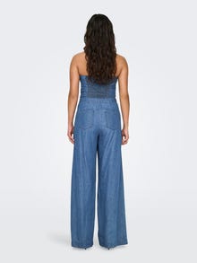 ONLY Jumpsuit -Medium Blue Denim - 15319698