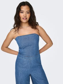 ONLY Jumpsuit -Medium Blue Denim - 15319698