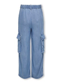 ONLY Weiter Beinschnitt Jeans -Medium Blue Denim - 15319704