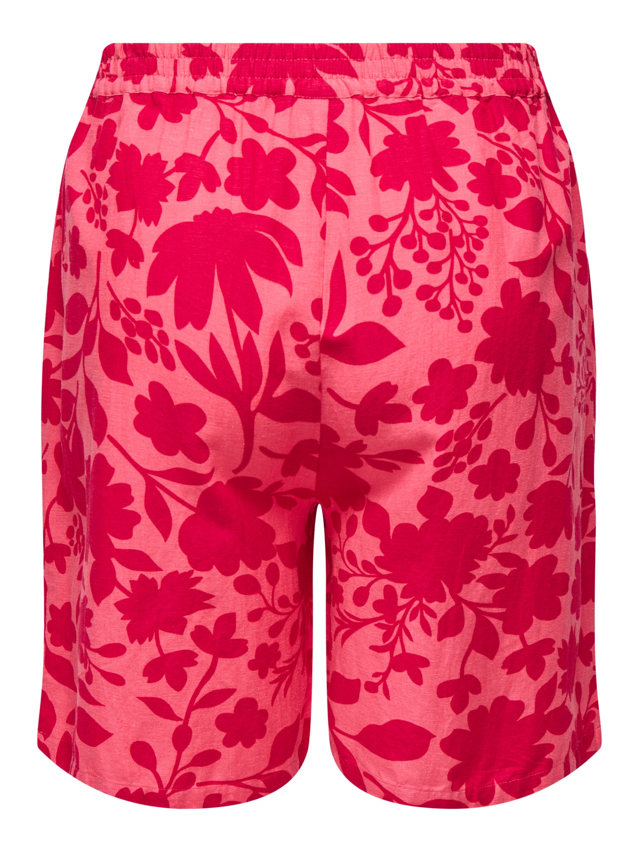 ONLY Curvy patterned shorts -Coral Paradise - 15319767