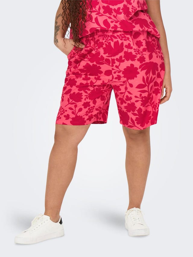 ONLY Curvy patterned shorts - 15319767