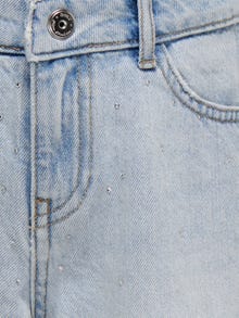 ONLY Regular Fit Destroyed hems Shorts -Light Blue Denim - 15319781