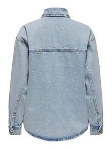 ONLY Denim jacket with shiny stones -Light Blue Denim - 15319803