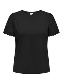 ONLY Tops Regular Fit Col rond -Black - 15319824