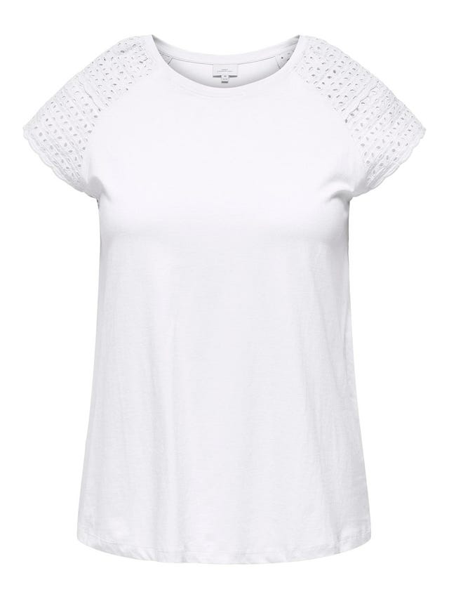 ONLY Curvy o-neck t-shirt - 15319844