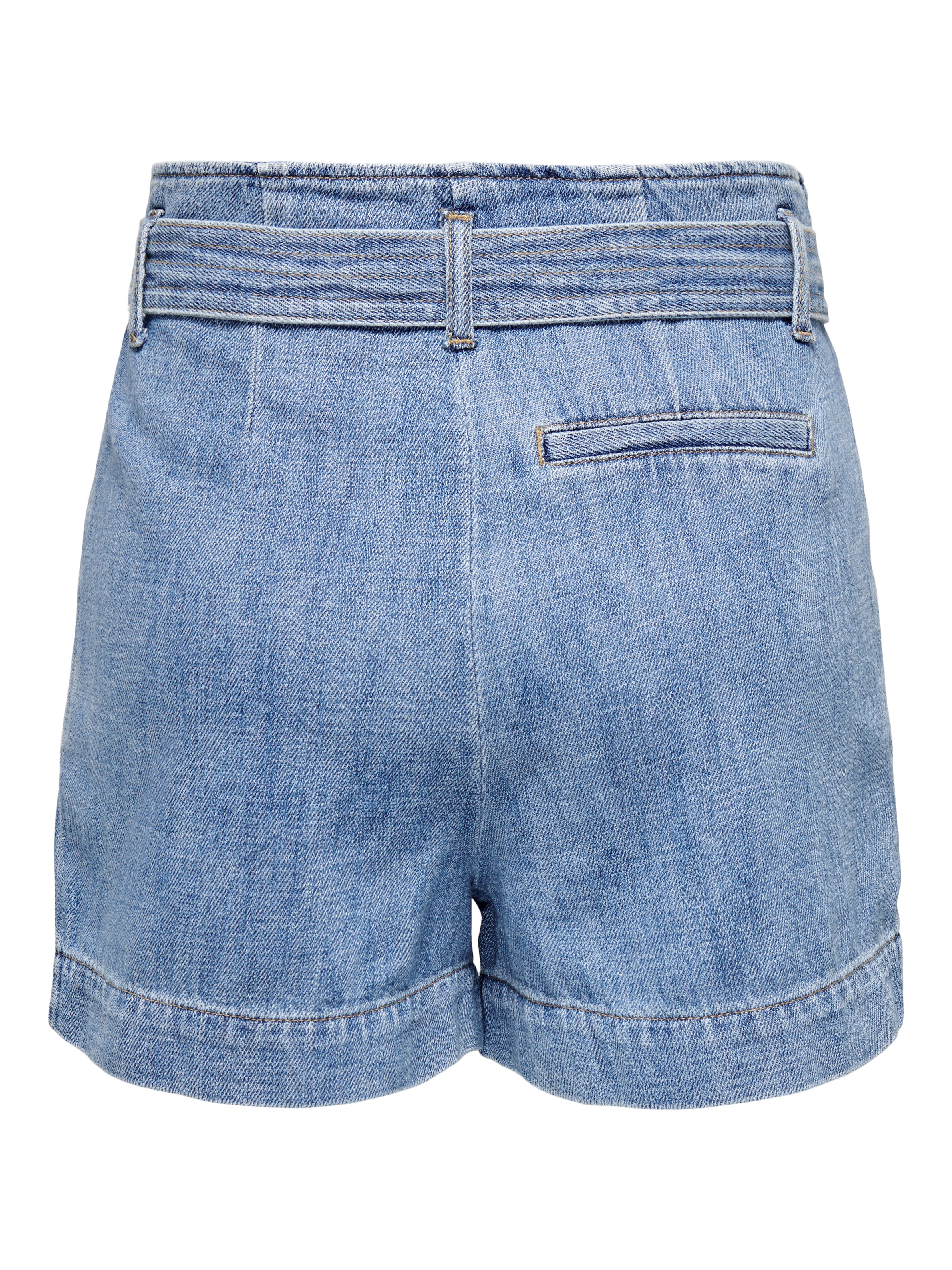 Thumbnail - Onljenna Hohe Taille Locker Geschnitten Jeans-shorts