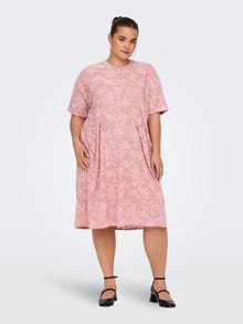 ONLY Tavapärane lõige Hiina krae Pikem kleit -Rose Smoke - 15319887