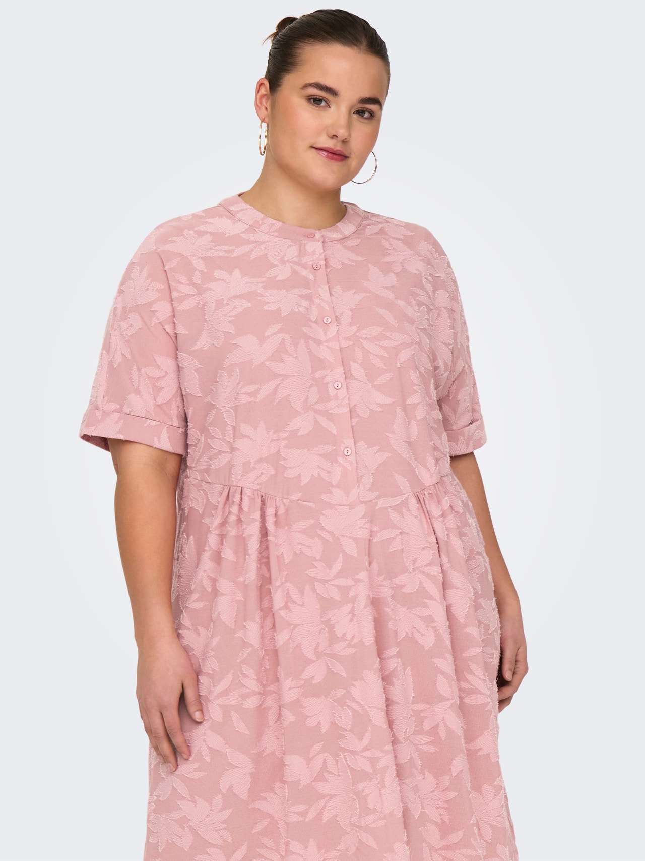 ONLY Tavapärane lõige Hiina krae Pikem kleit -Rose Smoke - 15319887