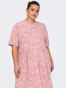 ONLY Tavapärane lõige Hiina krae Pikem kleit -Rose Smoke - 15319887