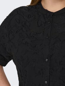 ONLY Regular Fit China Collar Midi dress -Black - 15319887