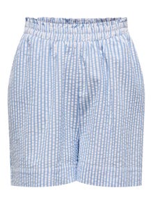 ONLY Shorts with stripes -Cloud Dancer - 15319917