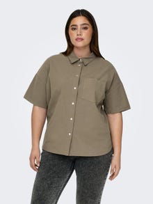 ONLY Loose Fit Shirt collar Shirt -Walnut - 15320002