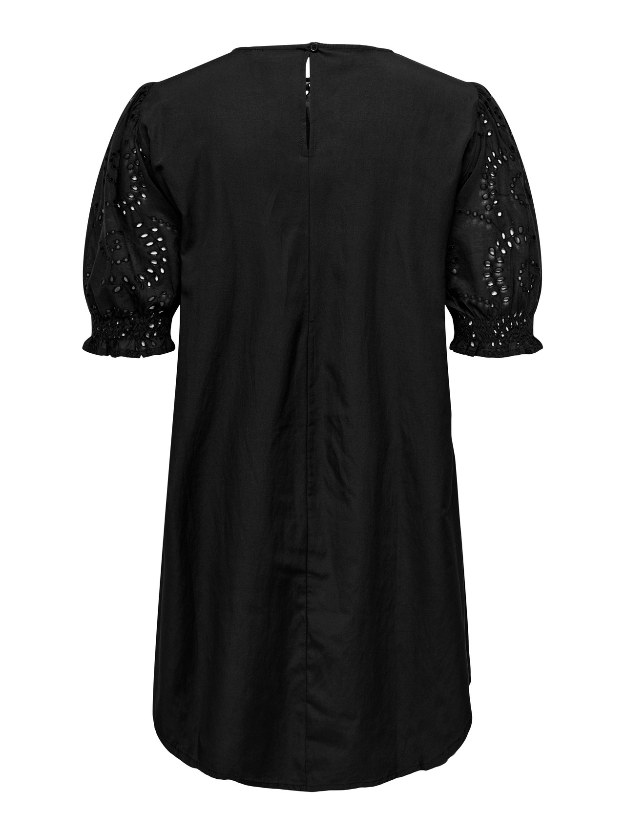 ONLY Curvy midi dress with lace -Black - 15320013